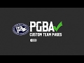 PGBA Custom Team Pages