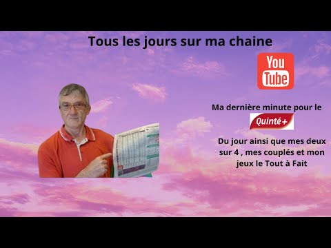 La dernière minute du quinté de ce DIMANCHE 25 JANVIER Réunion 1 course 6 A PARIS VINCENNES