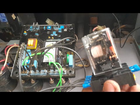 How is sx440 avr fitted to a lower residual voltage generator ? | #SX440 #SX460 #Generator #AVR