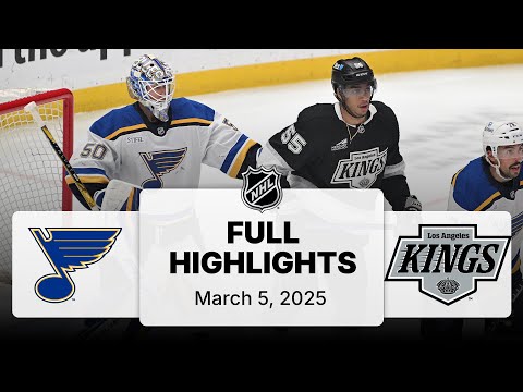 NHL Highlights | Blues vs. Kings - March 5, 2025