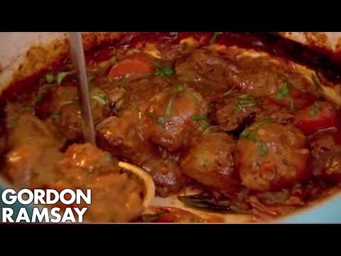 Rare Fillet of Beef with Salsa Verde Truffled New Potatoes | Gordon Ramsay