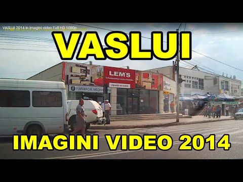 Orasul VASLUI 2014 Depozit str Fabricii - bld Traian - bld Republicii imagini video Full HD 1080p