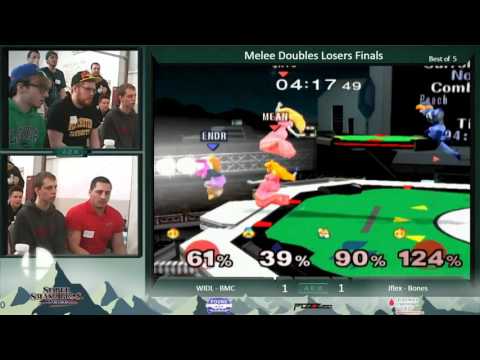 AEX 10: Widl & BMC vs JFlex & Bones - Melee Doubles Losers Finals