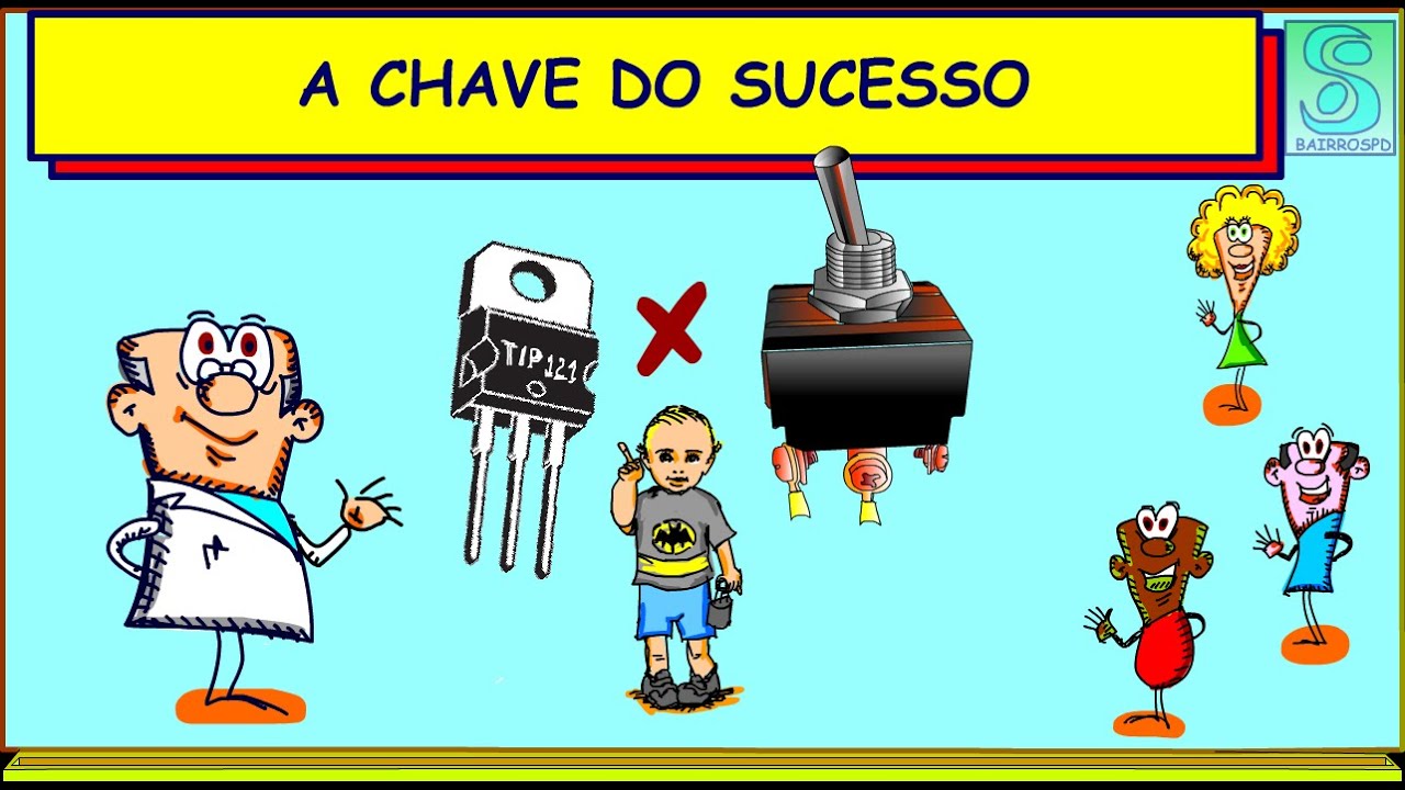 O TRANSISTOR COMO CHAVE: Veja como é fácil polarizá-lo.