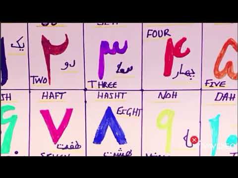 Iranian Lessons with Yaz!  Counting 1 to 10!