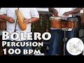 Play along drums bolero 100 bpm :: Batería Para Tocar bolero 100 bpm