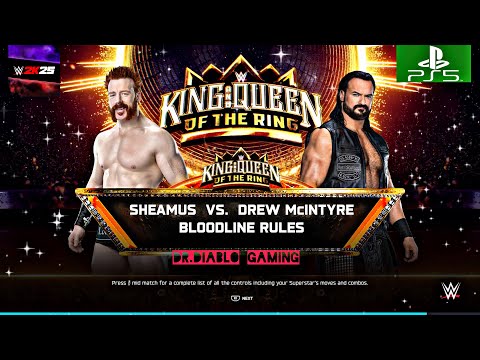 WWE 2k25- Bloodline Rules Match- Sheamus vs. Drew McIntyre #drewmcintyre #sheamus #wwe2k25
