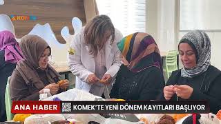 KOMEK KAYITLARI BAŞLADI
