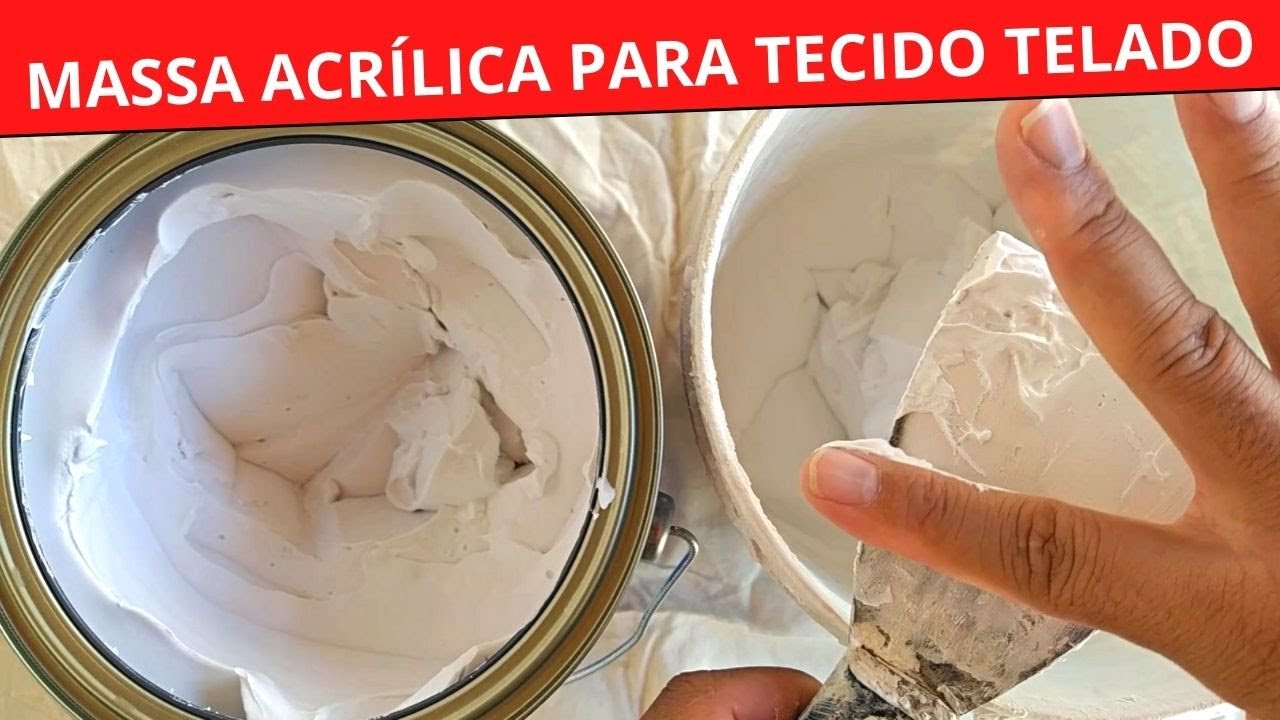 Pintura em tela: como preparar a massa acrílica para o tecido telado - Telas para pintura