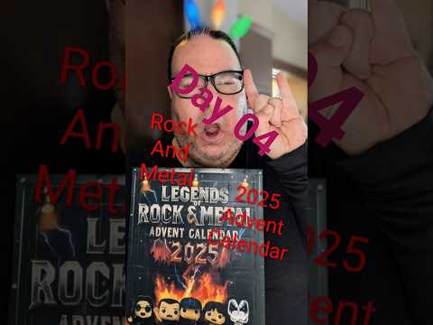 Rock and Metal Advent Calendar Day04 for 12/04/2025 #advent #christmas #calendar #vlog #metal #rock
