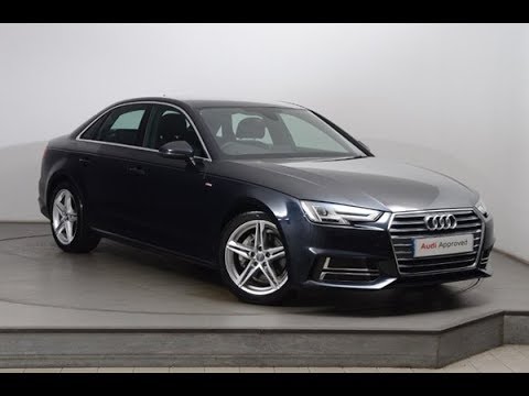 OE17YNN AUDI A4 TDI ULTRA S LINE BLUE 2017, Nottingham Audi