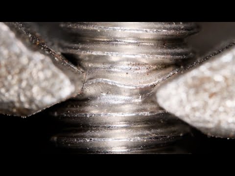 Macro View of Things Being Cut