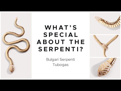 This breathtaking necklace combines the most iconic parts of Bulgari | The Bulgari Serpenti Tubogas