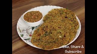 Spring Onion Paratha Recipe || Hare Pyaz ke Parathe || Green Onion Paratha