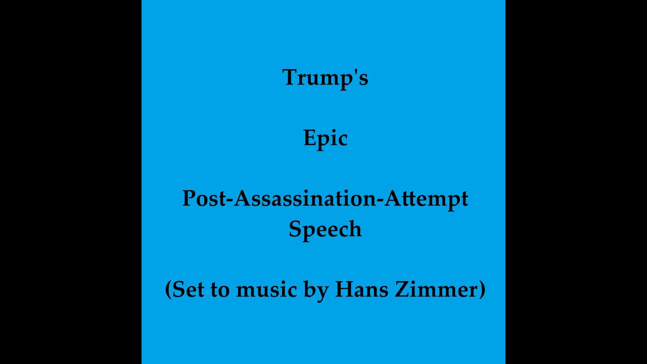 Trump - Epic and Heartfelt Speech after Post-Assassination Attempt and Loss of Corey and Two Injured