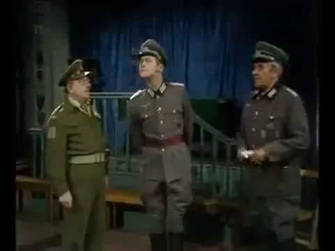 Dads Army-pike and Wilson in german uniforms