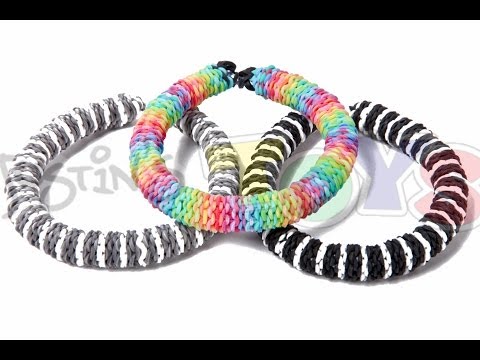 Rainbow Loom Inverted Hexafish Advanced Bracelet Tutorial
