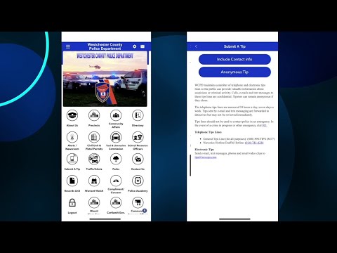 NY Westchester County Police Department’s New Mobile App