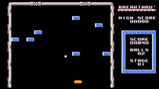 Breakthru' for the Atari 8-bit family