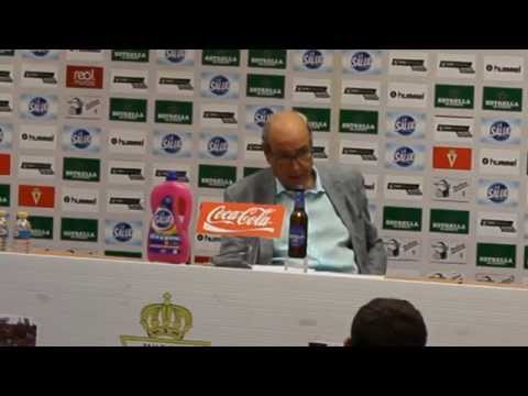 Rueda de prensa Jesús Samper (25-06-2015) Real Murcia