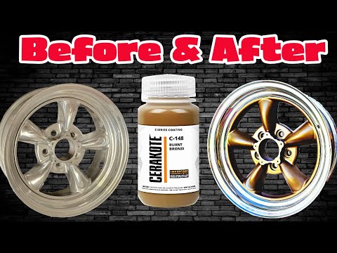 How To (Custom Paint)Your (Wheels) With CERAKOTE For A Custom Look
