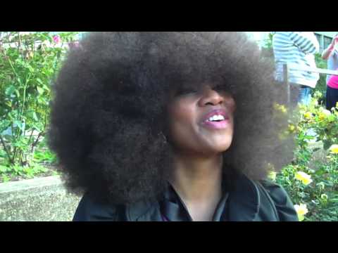 First News interviews the woman with the world's largest afro