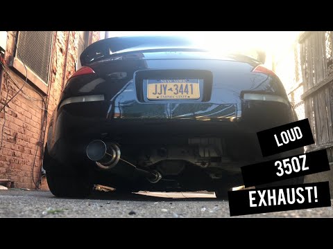 2007 Nissan 350z Cold Start with Megan Racing Single Exit Exhaust. @bmdc.z33