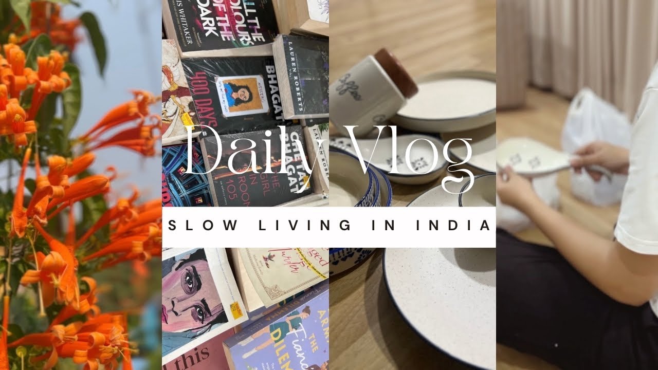 Finding Peace In The Ordinary: A Slow Morning | Aesthetic Crockery Haul | Book & Crockery Exhibition