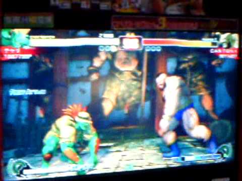 Chari (Blanka) vs CANTONA (Zangief) @ Sega Mist 2 10/6/09