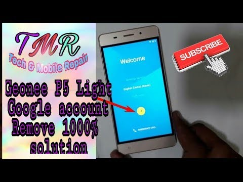 Geonee P5 Lite Google bypass1000% unlock