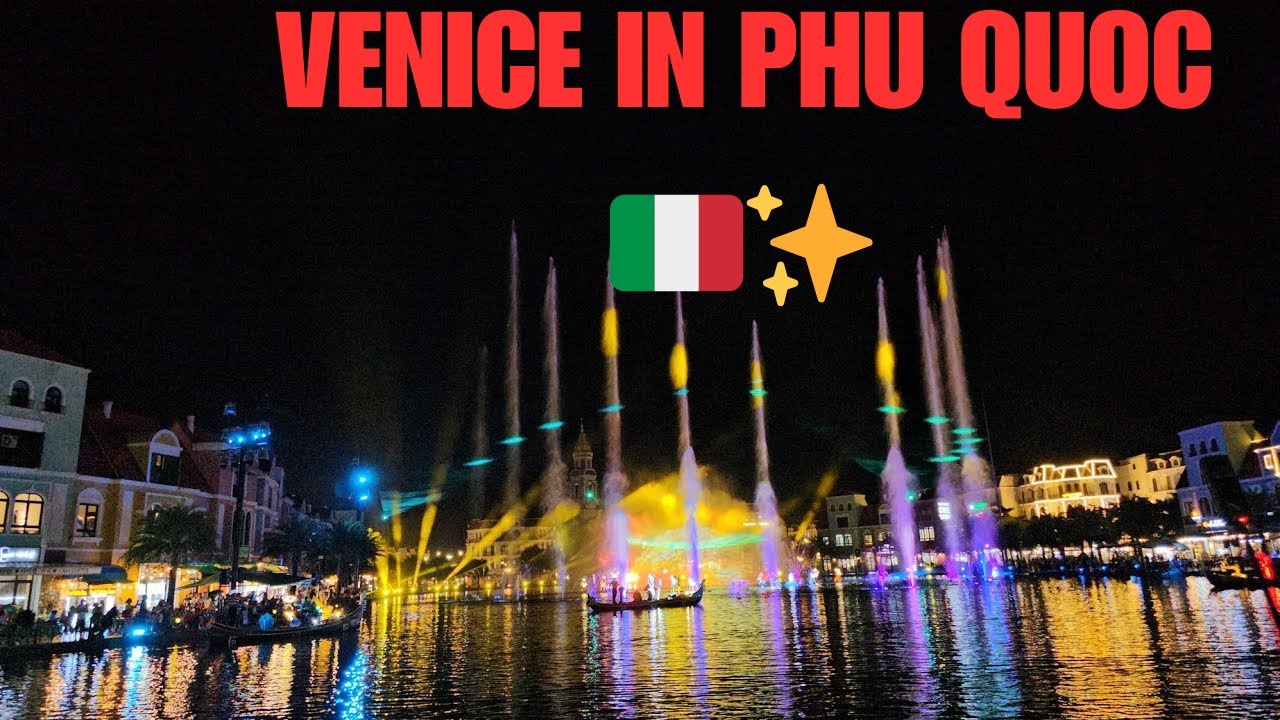 Experience Phu Quoc's most spectacular water and light show.
