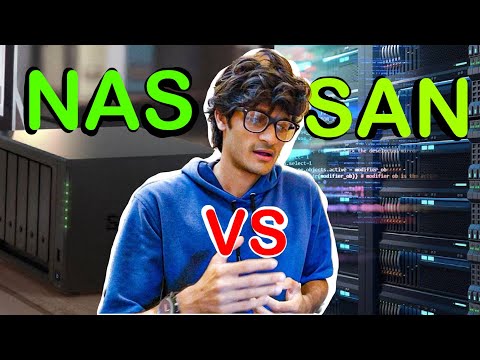 NAS vs SAN explained under 3 minutes