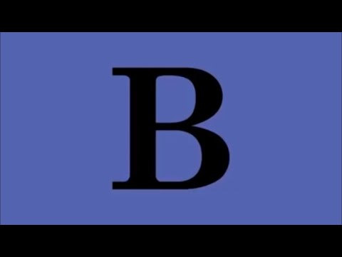 Letter B Song