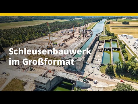 Baugruben im Großformat für Schleuse Kriegenbrunn | BAUER Spezialtiefbau GmbH