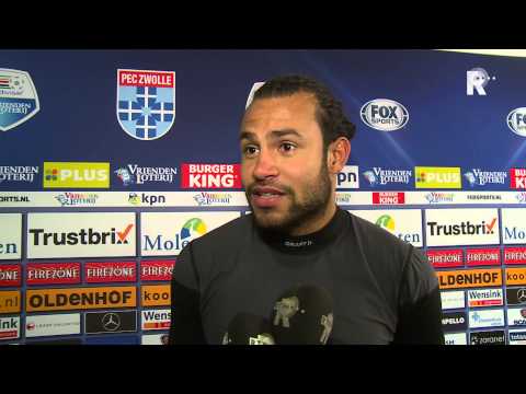 Warner Hahn na afloop van PEC Zwolle - FC Dordrecht