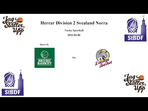 Skuru Basket (Herr) mot Lidingö Basket - 2016-02-06