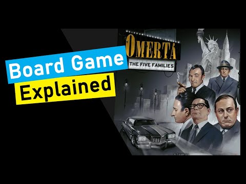 Omertà The Five Families Board Game Explained