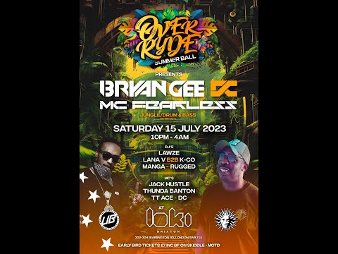 DJ Lawze - Overryde Summer Bal @ Loki Brixton  (Jungle Set)