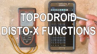 Electronic Cave Survey with TopoDroid - DistoX Functions