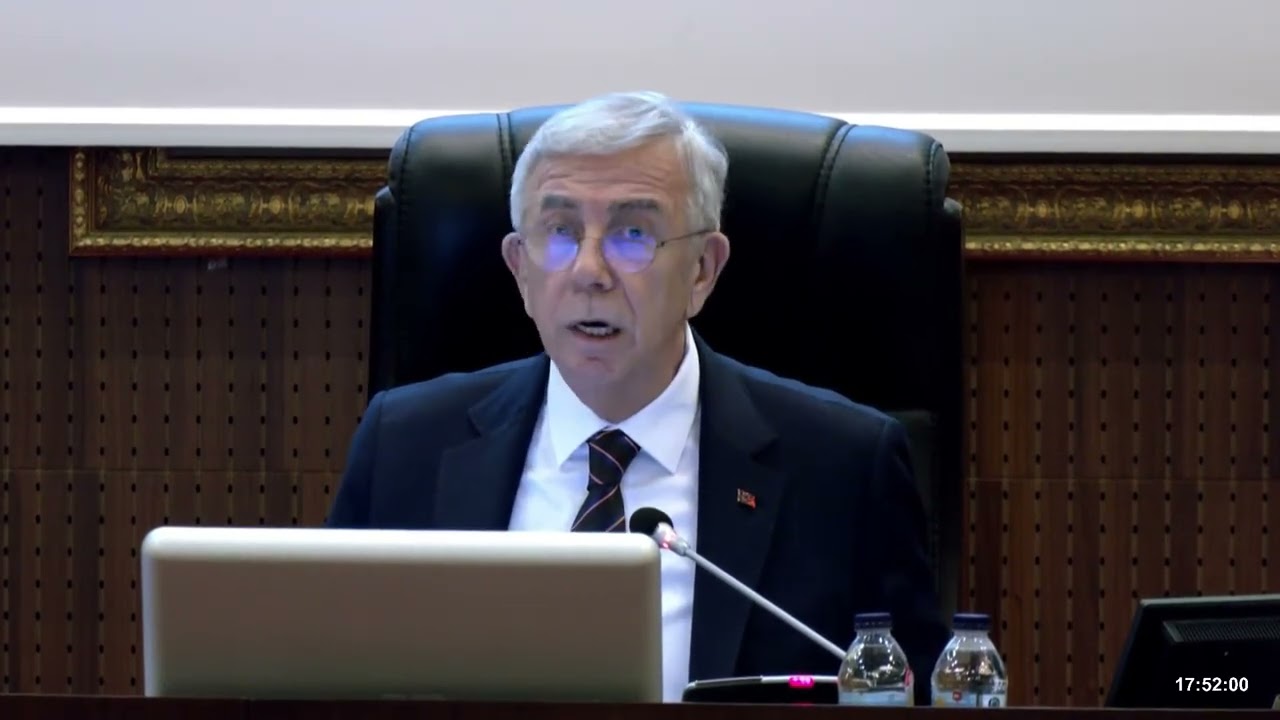 ABB Başkanı Sn.@mansuryavastvBelediye Meclisinde Konuşuyor:"Hepimizin ortak sorumluluğu Ankara'dır."