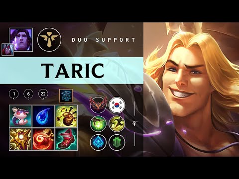 Taric Support vs Nautilus - KR Grandmaster Patch 26.01