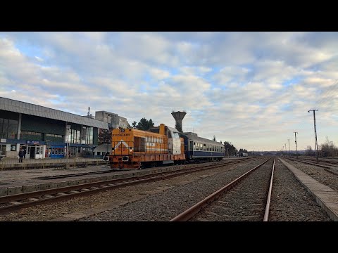 🔶 "Portocala Hidraulica"  DHE 82-0160-5 cu R4316 & mecanic de treaba demareaza din gara Baia Mare 🔶