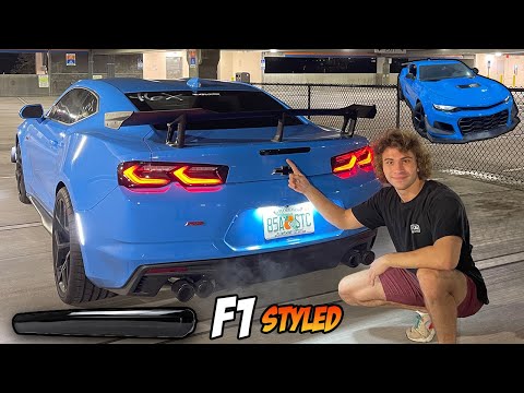 HOW TO INSTALL AN AFTERMARKET, SMOKED THIRD BRAKE LIGHT ON YOUR 6TH GEN CAMARO! (HERO RAPID FIRE)