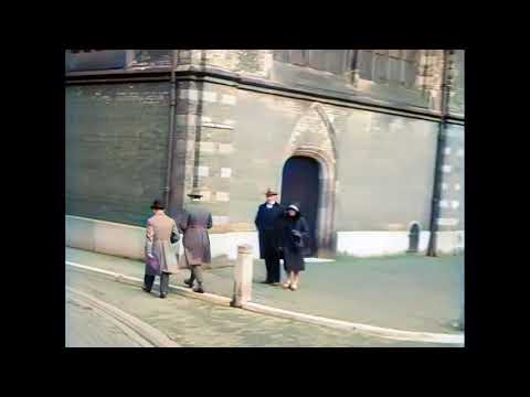 Stadsgezichten van Den Haag in 1928 in kleur! The Hague in 1928 in color [AI enhanced & Colorized]