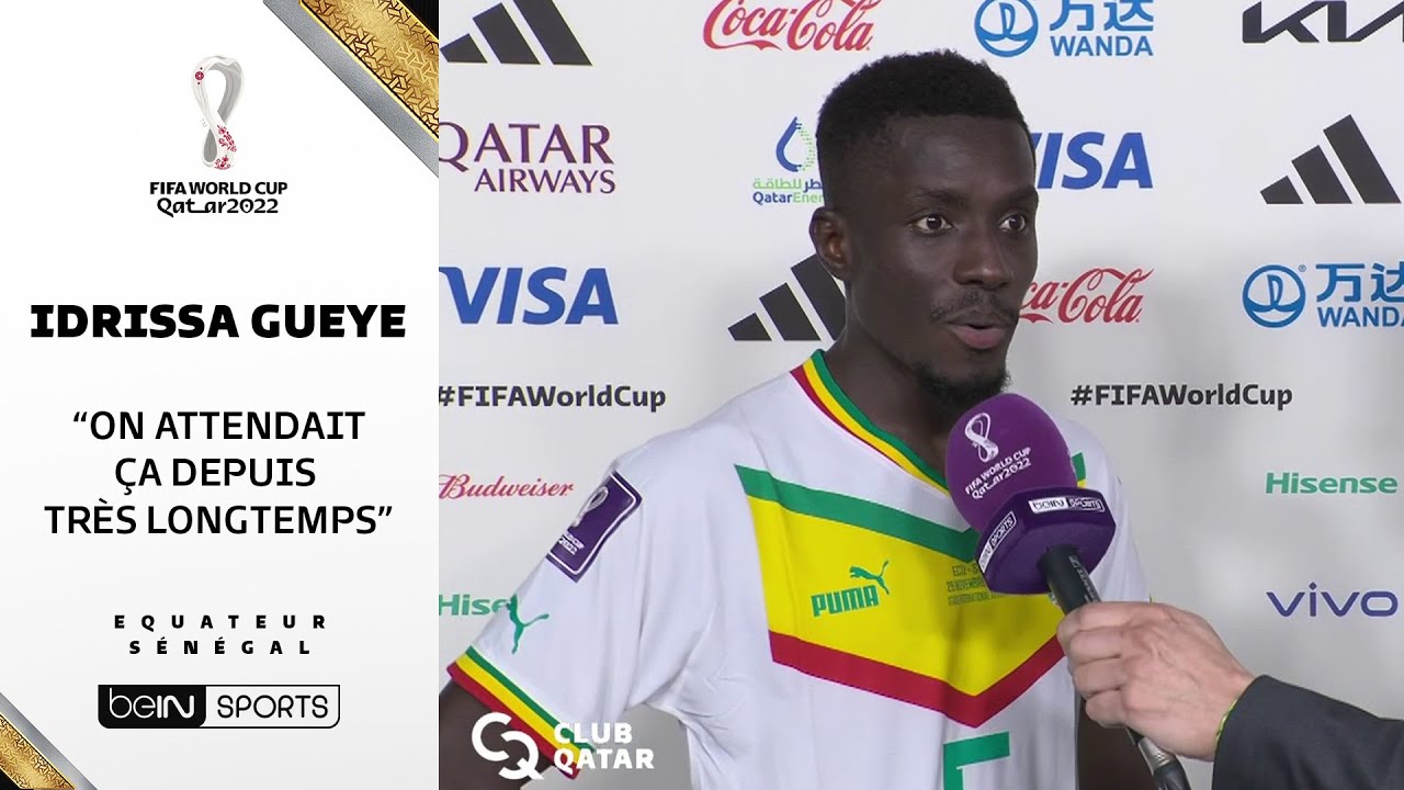 🏆🇸🇳🗨️ Idrissa Gueye : "C'est le fruit de notre travail, on continue sur notre progression"