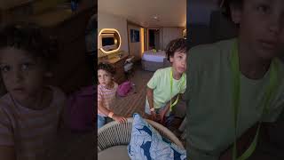 our room on the newest, biggest cruise ship in the world! 🤩 @RoyalCaribbean #staroftheseas #shorts