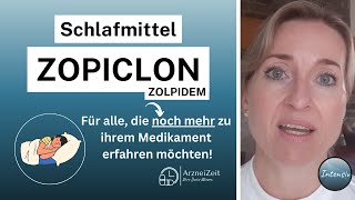 Zopiclon Zolpidem Intensiv ➡️ Apothekerin erklärt: "DAS sollten Sie zur Einnahme