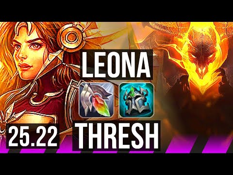 LEONA & Draven vs THRESH & Caitlyn (SUP) | 3/1/17 | NA Master | 25.22