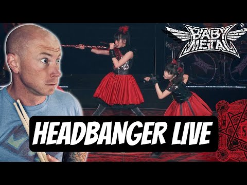 Drummer Reacts To - BABYMETAL HEADBANGER LIVE FIRST TIME HEARING Reaction