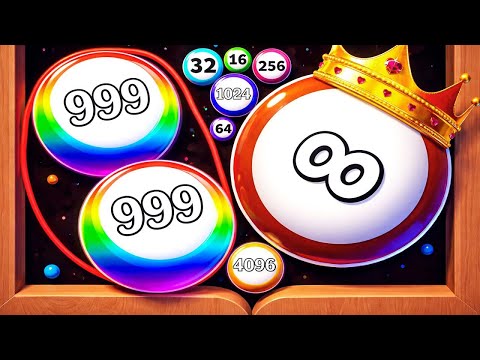 SURROUND AND MERGE 2048 ♾️ 4096→16384 🧊 Infinity 🆚 Save The Fish